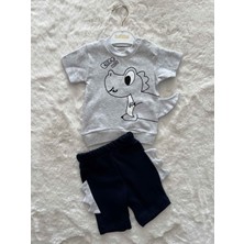 Nurcan Bebe Dinazor Baskılı Erkek Takım