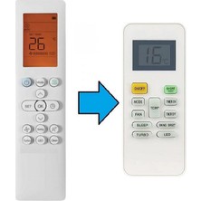 Tayfun Luxell Lmsac-12 I Ile Uyumlu Inverter Klima Kumandası