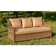 Oscar Rattan Bahçe Mobi̇lyasi 3+1+1 Masali Garanti̇li̇