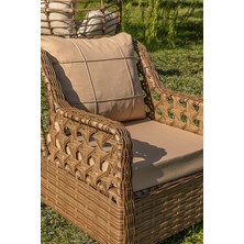 Oscar Rattan Bahçe Mobi̇lyasi 3+1+1 Masali Garanti̇li̇