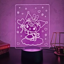 Lerad-Lazer Art Kuromi Gece Lambası. 16 Renk+ Dokunmatik ve Uzaktan Kumandalı Işık. Hediye Olarak Mükemmeldir.