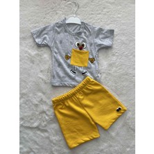 Nurcan Bebe Sünger Baskılı Yazlık Erkek Takım