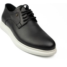 Nobel 1008 Siyah Beyaz Taban Erkek Günlük Ayakkabı