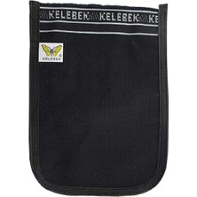 Kapamarka 2 Adet Osmanlı Kalın Siyah Banyo Hamam Kesesi 25X17 cm