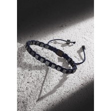 AEK Store Kare Figürlü Hematit Taşlı Yeşil Erkek Bileklik