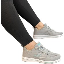Jump 24937-24938 Gri Fuspetli Çok  Hafif Rahat Spor Ayakkabı