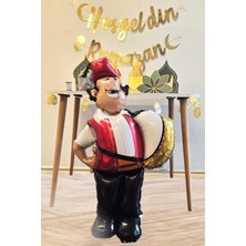 Pekshop Ramazan Davulcusu Folyo Balon Ramazan Süsleme Balonu 120CM