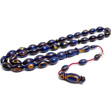 Tesbih Rüyası Kafur Ağacı Tesbih Mavi Renkli Beyzi Kesim Model