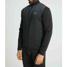 Lacoste Grafikcs Siyah Dar Kalıp Desenli Eşofman Takımı