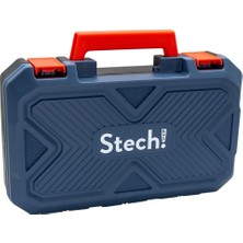 S-Tech Stech SX17-2X2.0 Akülü Kömürsüz Darbeli Matkap 16V 2.0AH 50NM