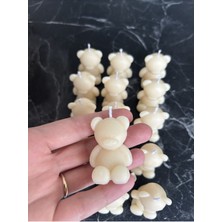 Tasarım Mini Ayıcık Mum 20 Li Hediyelik