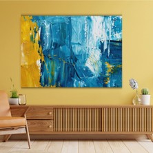 Sürrealistmavi Kanvas Tablo