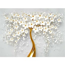 White Gold Kanvas Tablo