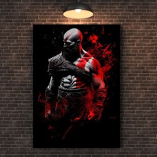 God Of War Kratos Kanvas Tablo
