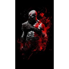 God Of War Kratos Kanvas Tablo