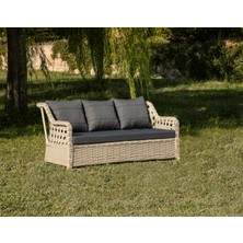 Oscar Rattan Bahçe Mobi̇lyasi 3+1+1 Masali Garanti̇li̇