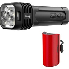 Knog Blinder 1300 & Mıd Cobber USB Şarjlı Ön Arka Aydınlatma Seti FST-413