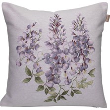 Belıeve Wisteria  Jakarlı Dokuma Goblen Dekoratif  Kırlent 45*45