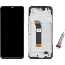 SDT Mi 10 Lite Ekran Dokunmatik Çıtalı (Siyah) B7000 Yapıştırıcı