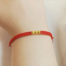 Crystal Atelier Red String Kırmızı Ip Çift Bileklik Sevgili Bilekliği Kırmızı Ip Bileklik Boncuklu Ip Bileklik