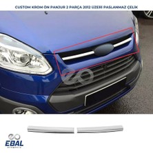 Ebal Oto Ford Tourneo Custom Krom Ön Panjur 2 Prç. 2012 ve Üzeri P.çelik
