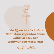 Crystal Atelier Harfli Bileklik