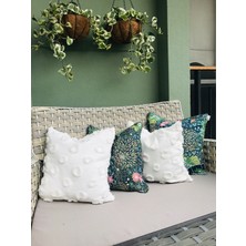Fem Home Yeşil Temalı  Kırlent Kılıfı