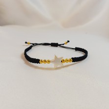 Crystal Atelier Sedef Yıldız Bileklik Sedef Yıldızlı Boncuk Bileklik Sedef Yıldız Ip Bileklik Fairycore Bileklik Y2K