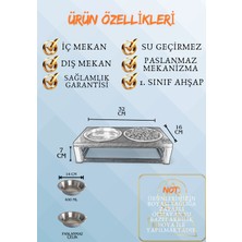 Kedi ve Köpekler Için Dayanıklı Mama ve Su Standı – Sağlıklı ve Şık Tasarım