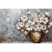 Aden Dekoratif Çiçek Kanvas Tablo