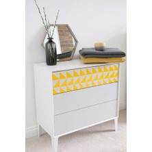D-C-Fix 176-0895 Düz Mat Sarı Kendinden Yapışkanlı Folyo ( 45  cm  x 1 mt )