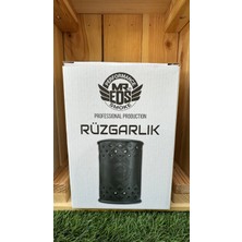Mr.Eds Nargile Rüzgarlığı Çelik/ Black