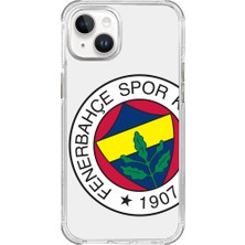 Piolent Apple iPhone 13 Fenerbahçe Büyük Logo Şeffaf Telefon Kılıfı