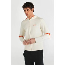 Hummel Marınov Fermuarlı Beyaz Erkek Sweatshirt 922259-9157
