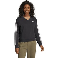 Adidas Sportswear JE0027 Essentials 3-Stripes French Terry V-yaka Sweatshirt
