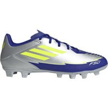 adidas F50 Club Messi Erkek Gri Çim Saha Kramponu.-