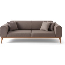 Edsy Home Rebull 3+3+1 Koltuk Takımı Kahverengi