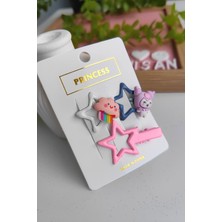 Nisan Kids Kuromi Figürlü Çıt Çıt Yıldız Toka 3 Adet