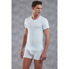 Feminight Doreanse 2855 Vücudu Saran Rahat T-Shirt