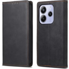 LR Joyful Xiaomi Redmi Note 14 Cüzdan Kılıf Rfıd Engelleme Pu Deri Telefon Kapağı (Yurt Dışından)
