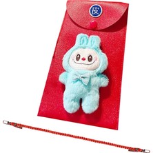 Sholov Çin Yeni Yıl Kırmızı Zarf Crossbody Bag Partisi Malzemeleri Benzersiz Kırmızı Paket Mavi (Yurt Dışından)
