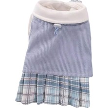 Elbisesi Ekose Puppy Için Bowknot ile Sonbahar (Yurt Dışından)