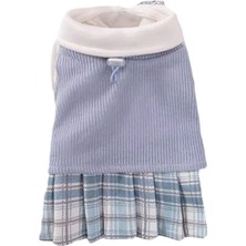 Elbisesi Ekose Puppy Için Bowknot ile Sonbahar (Yurt Dışından)