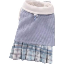 Elbisesi Ekose Puppy Için Bowknot ile Sonbahar (Yurt Dışından)