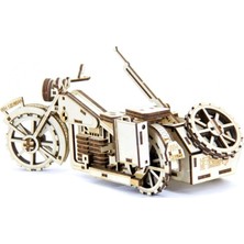 D3D Model Bmw R75 Motosiklet ve Sepet Takım 3 Boyutlu Ahşap Model