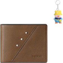Erkek Iki Katlı Moda Ince Cüzdan Iş Yaratıcı Kısa Para Cüzdan Kart Tutucu (Yurt Dışından)