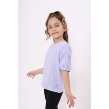 Toontoy Kız Çocuk Nakışlı Tişört