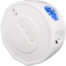 3'ü 1 Arada Bluetooth Müzik Yıldızlı Gökyüzü Projeksiyonu Uzaktan Kumandalı Gece Lambası Çok Renkli (Yurt Dışından)