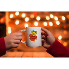 Konuşan Kupalar Canım Karım & Canım Kocam Yazılı Sevgililer Günü 2'li Hediye Kupa Bardak, Hediyelik Kupa Mug Bardak