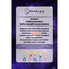 Farika Porselen Miray 12 Parça 6 Kişilik  Platin Yaldız Fincan Takımı